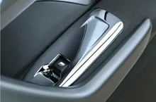 Colore My Life ABS Cromato Auto Porta Finestre Sollevatore Pulsante Cerchio copertura Trim Sticker per Peugeot 2008 2014 2015 2016 2017 Parti