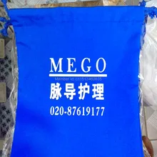 100 шт./лот высокое качество хлопка мешок ювелирных изделий хлопок Подарочный мешочек хлопок drawstring сумка логотип мешок подарков несессер