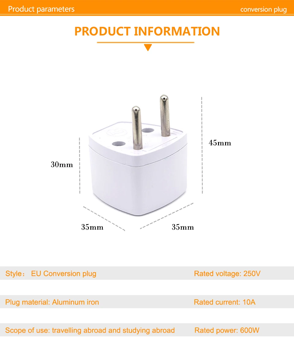 1PC Universal UK US AU EU AC Power Socket Plug Travel Electrical Charger Adapter Converter Japan China America Italy Switzerland (7)