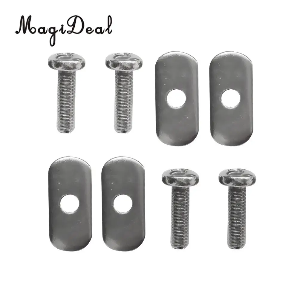 Aluminum Pair 12 inch Rail Hold Mount with Screws Mounting Hardware for Kayak Boat Dinghy Fishing Pole Rod Holder Accessories