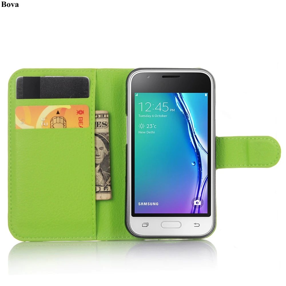 Кожаный чехол-книжка в стиле ретро для samsung Galaxy J1 Mini J105F, защитный чехол с отделением для денег, чехол с магнитной застежкой