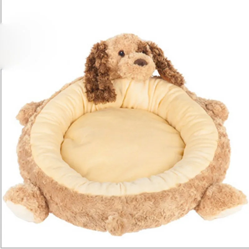 Мультфильм животное домашний питомец собака кровать диван Конура Тедди спальная кровать для кошек маленькие собаки прекрасный котенок корзина теплая собака матрас