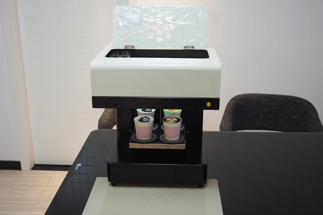 Cheap 4cups selfie Let's coffee Printer machine Small cake Food printer