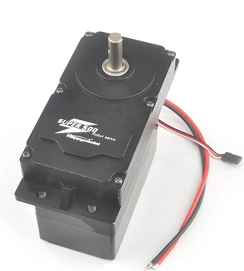 Kopen SUPER200 300 500 Hoge Torque Metal Servo 12 24 v 200kg. cm 300kg. cm 500kg. cm 0.5 s 60 Graden BEC 5 v voor DIY Grote Robot Arm