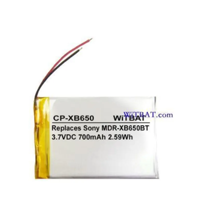 Батарея для sony MDR-XB650BT DR-BTN200 MDR-XB950BT MDR-XB950B1 гарнитуры литий-полимерный перезаряжаемый аккумулятор 3,7 V US343450E