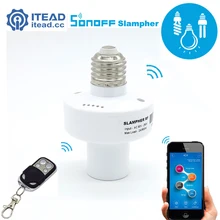ITEAD Sonoff Slampher – Led Bulb E27 Holder 433MHz RF Wireless WiFi Light Lamp For Smart Home Improve IOS Android