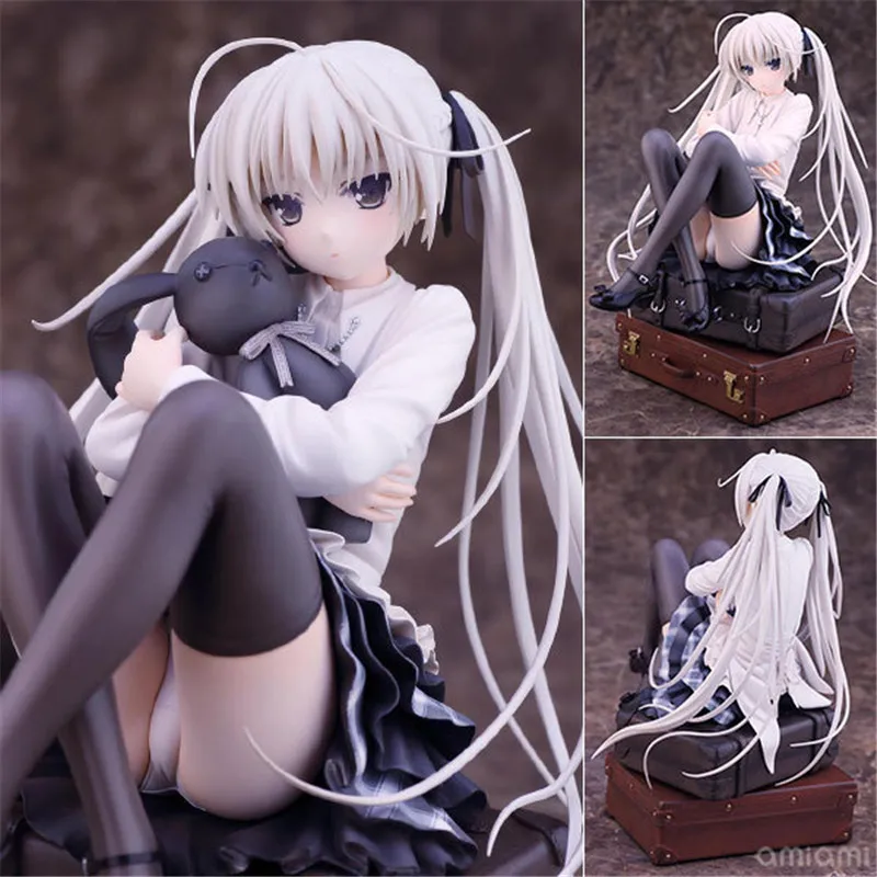 

Japan Anime Sexy Girl Figuras Toys 18cm Yosuga no Sora Kasugano Rabbit Model Dolls Brinquedos Gift