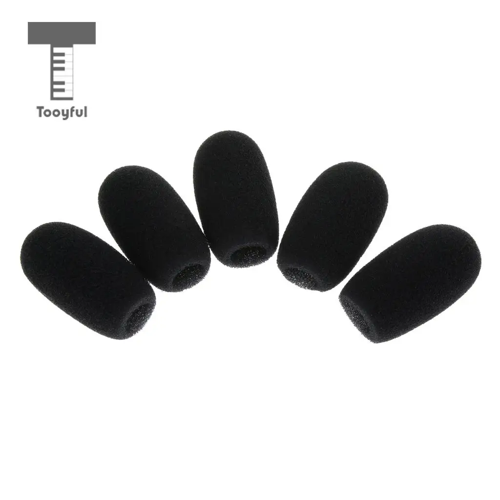 5pcs Microphone Windscreen Foam Mic Cover for KTV Dance Ball Conference Room