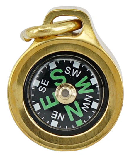 Открытый компас MecArmy брелок с компасом CMP T/B компас титан/латунь направление идентификационный компас - Цвет: brass