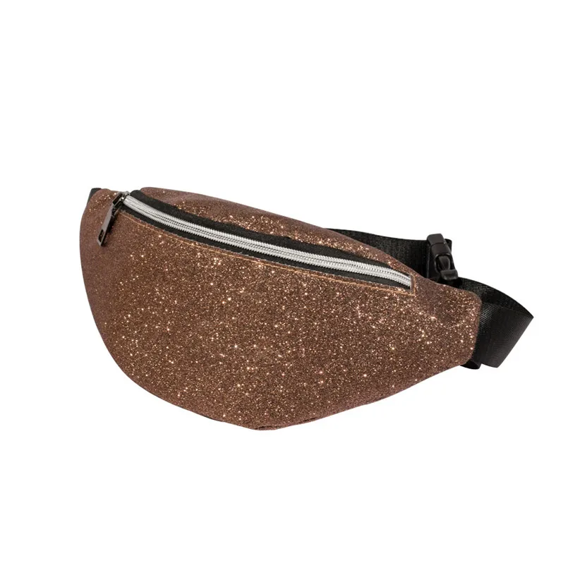 Модные женские туфли Украшенные блестками плеча груди сумка Открытый Запуск Талия мешок через плечо сумки для женщины 2018