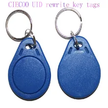 25 шт. UID карт ic Сменные записываемый брелков брелки 13.56 мГц rfid nfc брелоки блок 0 сектор записываемый