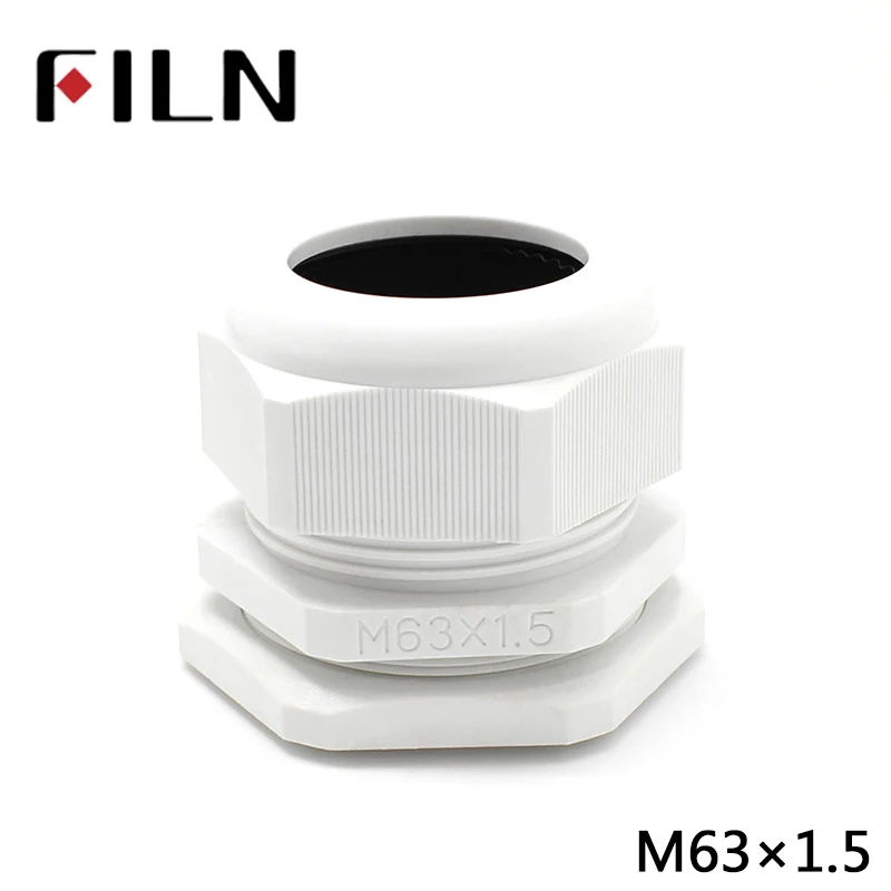 PG63 M63x1.5 Nylon waterproof cable gland connector compression electrical solar cable entry