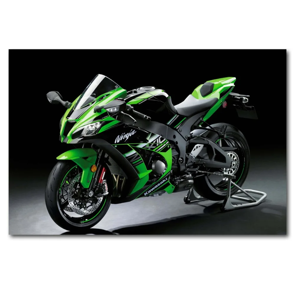 

KAWASAKI NINJA Superbike Sport bike motorcycle Poster Wall Art Picture Silk Canvas Printed Art Paintings for Home Decor