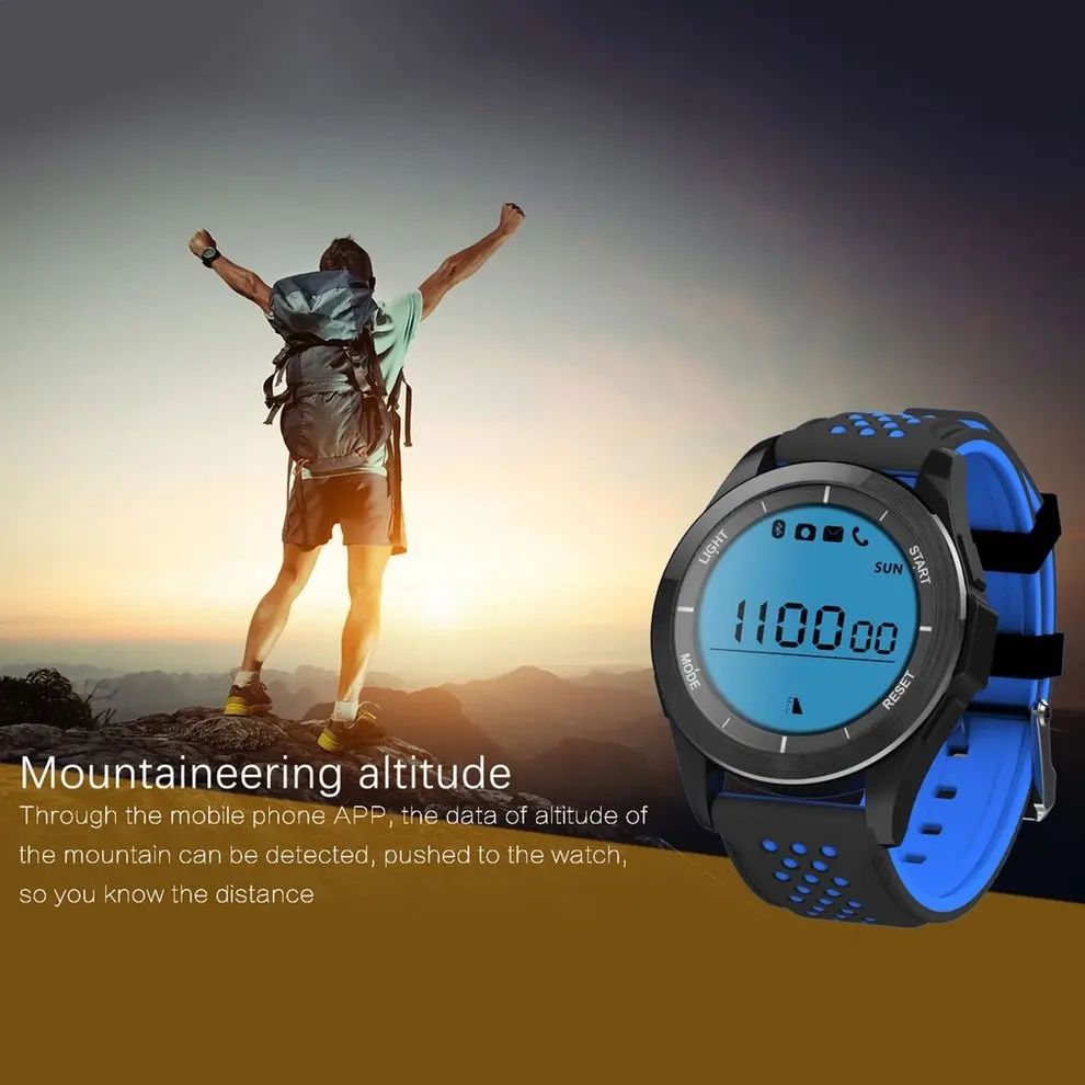 

5PCS Sports Smartwatch Rotatable Dial 30m Waterproof Swimming Watch Pedometer Outdoor Wristwatch for Android IOS