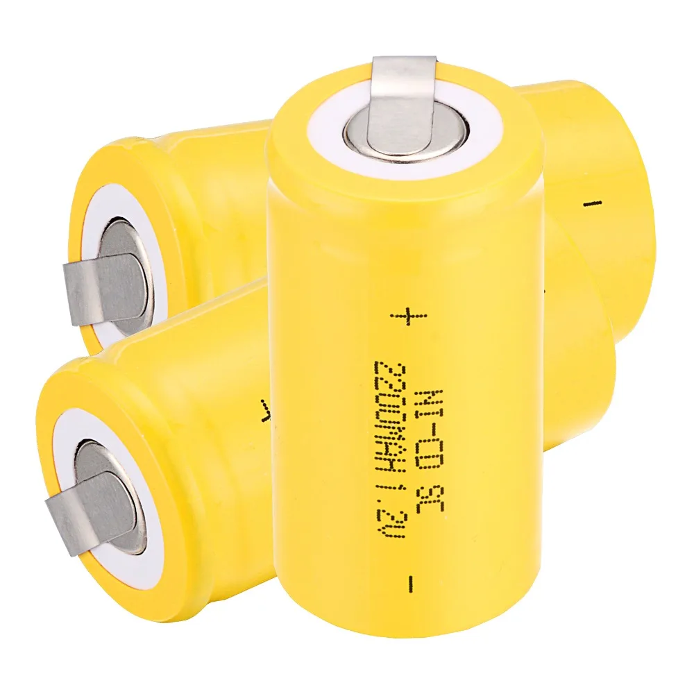 

High quality !9 pcs Sub C SC battery 1.2V 2200 mAh Ni-Cd NiCd Rechargeable Battery 4.25CM*2.2CM