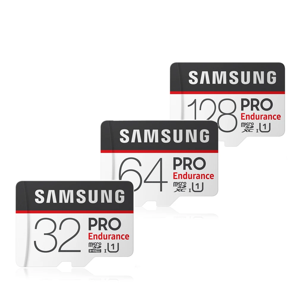 Новый SAMSUNG micro sd 64 ГБ 128 ГБ 32 г PRO выносливость класс 10 microsdxc TF карты памяти C10 SDXC/SDHC UHS-1 карты для мобильного телефона Drone