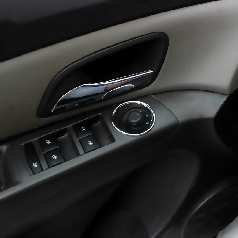 FUNDUOO для Chevrolet Cruze Sedan 2009 2014 ABS Хромированная ручка зеркала заднего вида