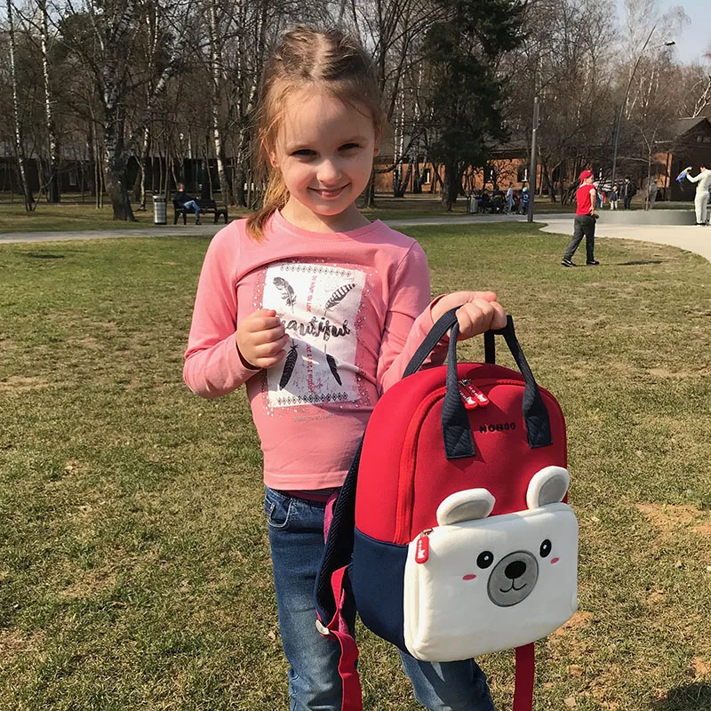NOHOO детская школьная сумка для девочек, Детский водонепроницаемый рюкзак для детского сада, рождественские подарки для ребенка, От 2 до 7 лет