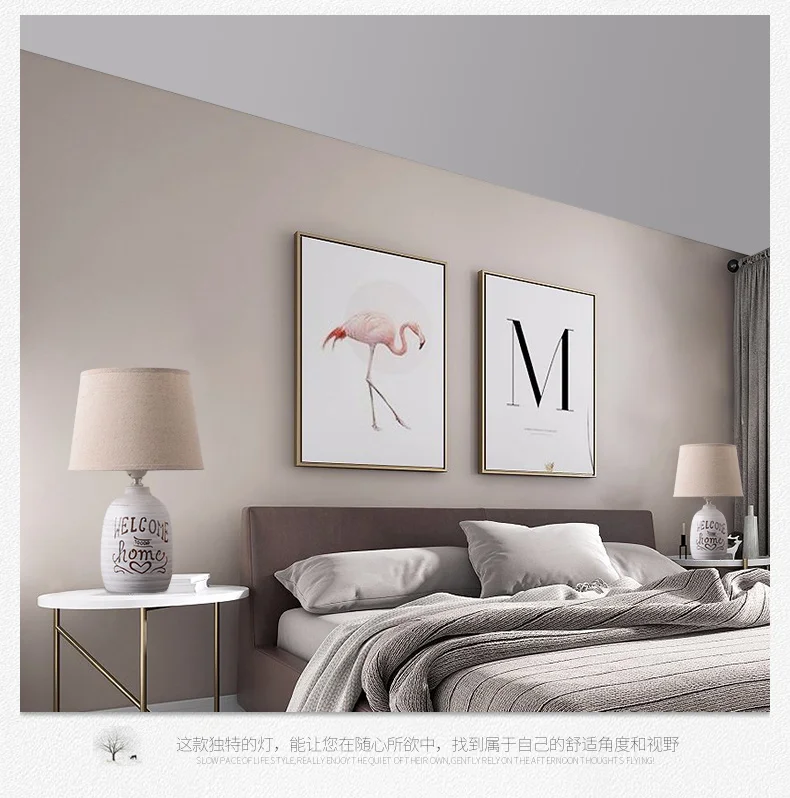 ArtPad современный домашний художественный Декор настольная лампа тканевый абажур AC110V AC220V заглушка светодиодный светильник для спальни