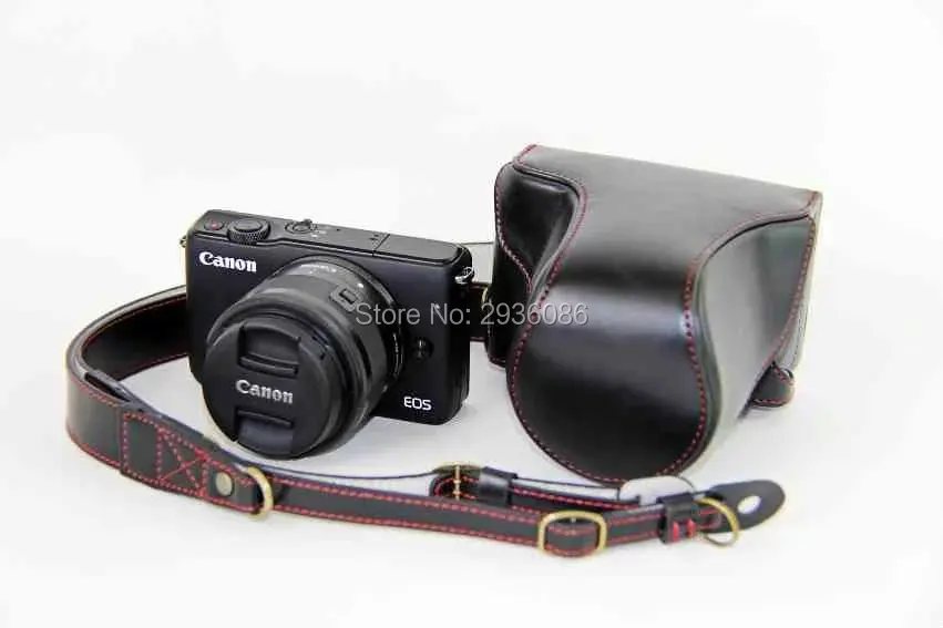 Чехол для камеры Canon EOS M3 EOSM3 5 цветов из ПУ кожи|camera bag|designer camera bagbag for canon |