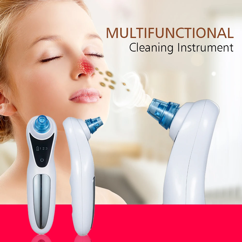 

2019 New Multi-function Electric Blackhead Instrument Facial Acne Pore Vacuum Cleaning Skin Care Beauty Cupping Cleaner