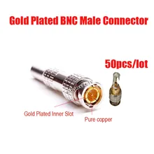 50 Pcs/Lot free solder Q9 BNC Connector Special Joint Video Surveillance Cameras Wire Connector