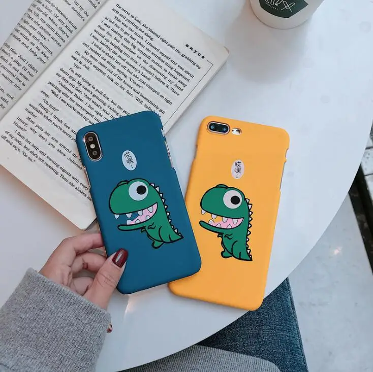 

For iphone 7 8 X 6 7plus Case For Apple Fundas iphone 6 S 6s Case For iphone X XR XS Max 7 8 Plus Case Cover Hard Dinosaur Case