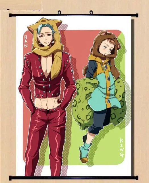 

Anime Poster NANATSU NO TAIZAI Wall Scroll Home Decor 60*90CM M09