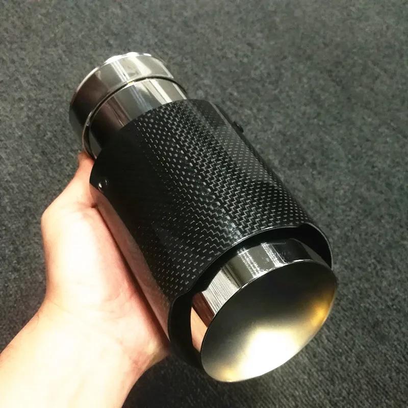 Без логотипа Akrapovic выхлоп автомобиля из углеродного волокна выхлоп ...