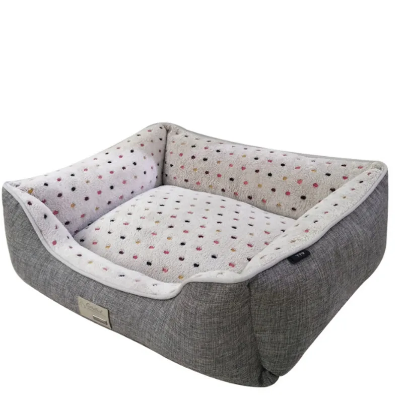 

Self Warming Cat and Dog Bed Cushion for Medium large Dogs Short plush