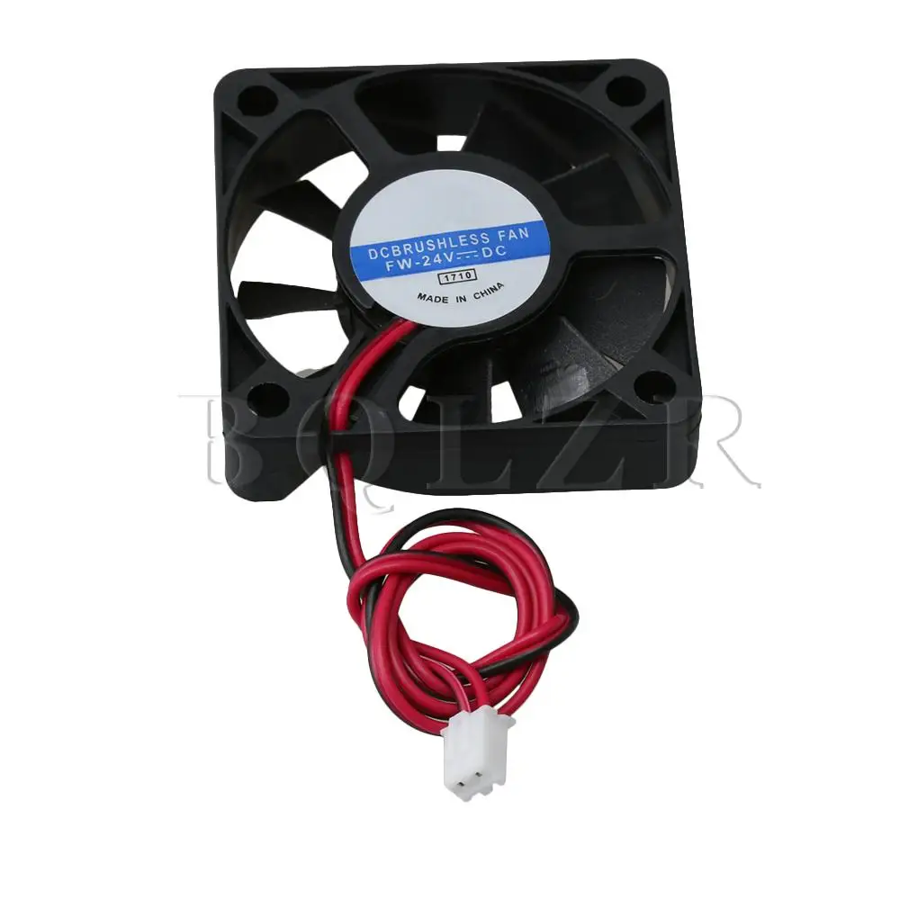 

BQLZR 5010 DC24V PC Computer Case Cooling Fan PC Fan 2 Pin Silent Cooler 5x5cm