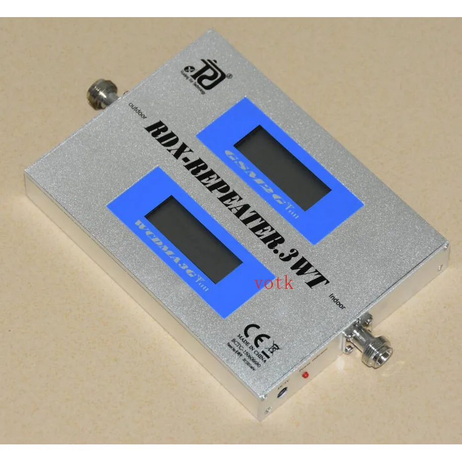

VOTK NEW MOBILE GSM SIGNAL REPEATER 3G SIGNAL BOOSTER DUAL BAND SIGNAL AMPLIFIER WITH LCD display