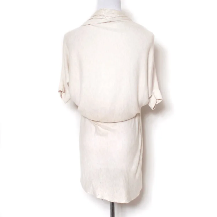 YUNINYOYO pretty ruffled irregular open-top and hem short-sleeved bat sleeve back defined waist knitted spring autumn cardigan YUNINYOYO pretty ruffled irregular open-top and hem short-sleeved bat sleeve back defined waist knitted spring autumn cardigan