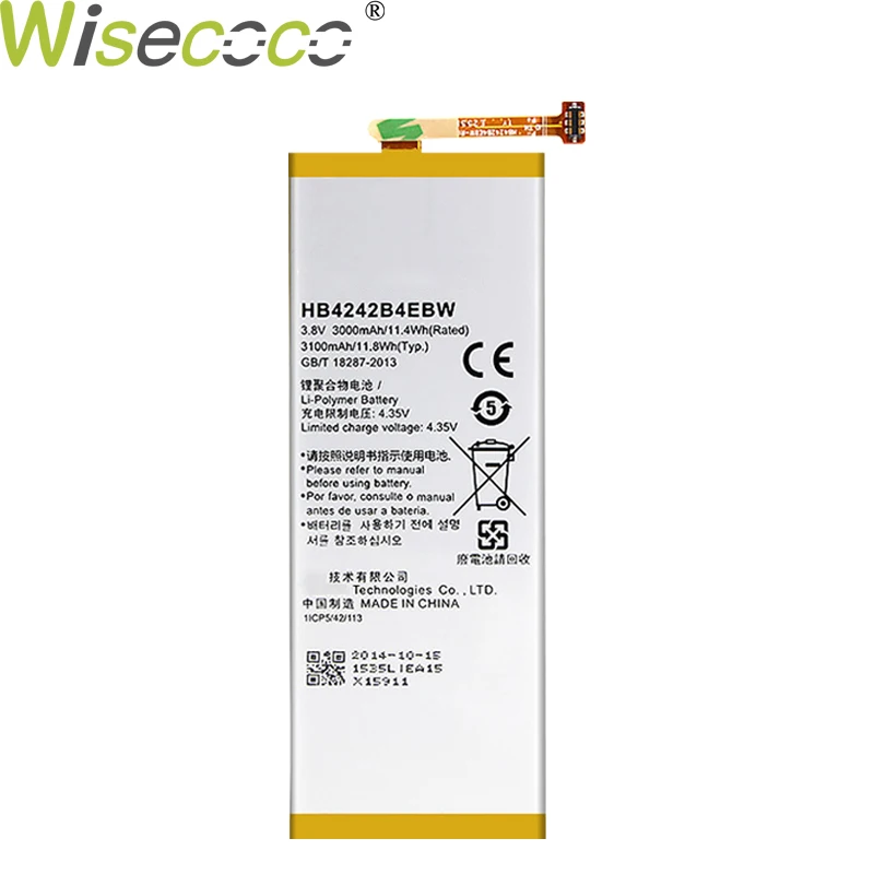 Original huawei hb4242b4ebw batería honor 4x 6 h60-l02 h60-l04 h60-l12 Mulan accu