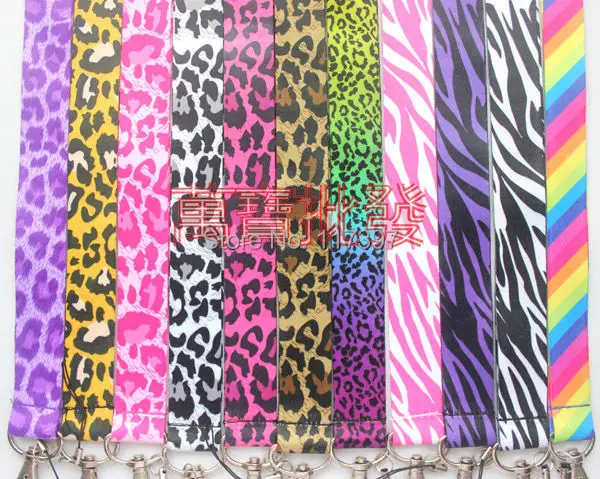 Маленькие оптовые Новые 10 шт леопардовые карты мобильного телефона нашейные ремешки ремни подарки