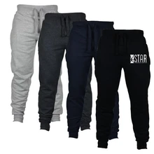 Осенние мужские штаны со звездами S. T. A. R. labs, Мужские штаны для бега, повседневные облегающие мужские спортивные штаны для фитнеса, большие размеры