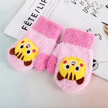 Аксессуары для малышей с рисунком из мультфильма; теплые перчатки для новорожденных; милые детские варежки; rekawiczki. 3ot31