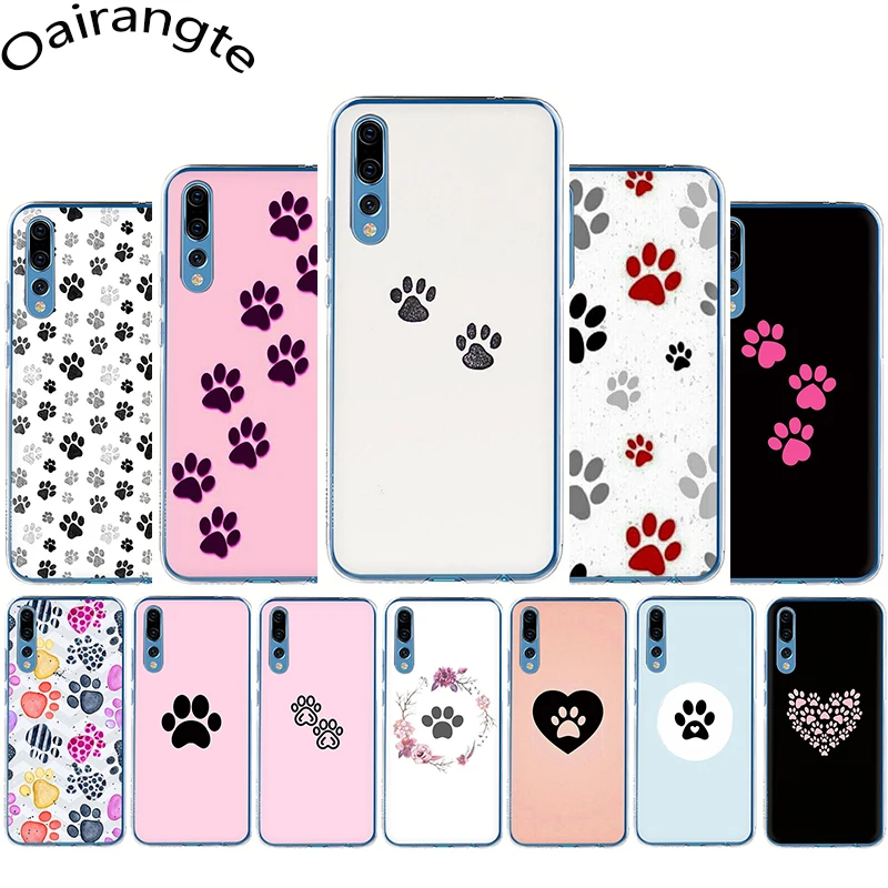 

dog footprint Paw Hard phone Case for Huawei Honor 6A 6C 7A Pro 7C 7X 8C 8X 8 9 10 Lite Play view 20 9X Pro