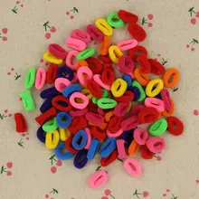 200 Pcs Colorful Child Kids font b Hair b font Holders Cute Rubber font b Hair