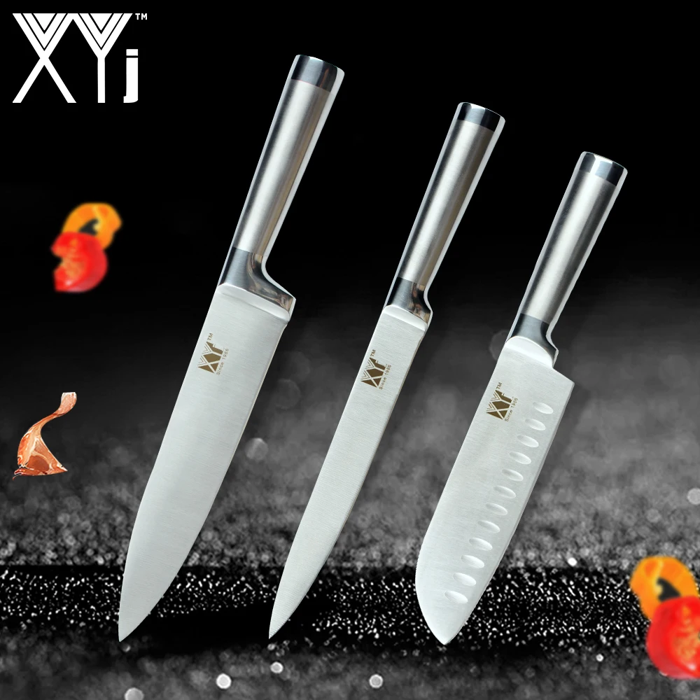 

XYj Japanese Style Stainless Steel Knives Kitchen Cooking Knives Light Weight Kitchen Tool Accessories Fruit Cooking Knife Set