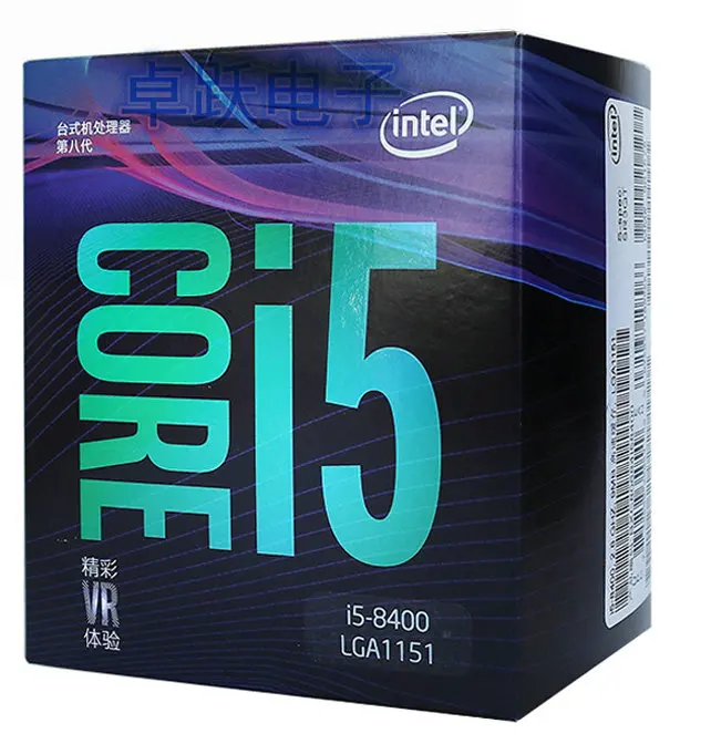 Процессор Intel Core i5 8 серии процессор I5 8400 I5-8400 в штучной упаковке процессор LGA 1151-land FC-LGA 14 нанометров шесть ядер