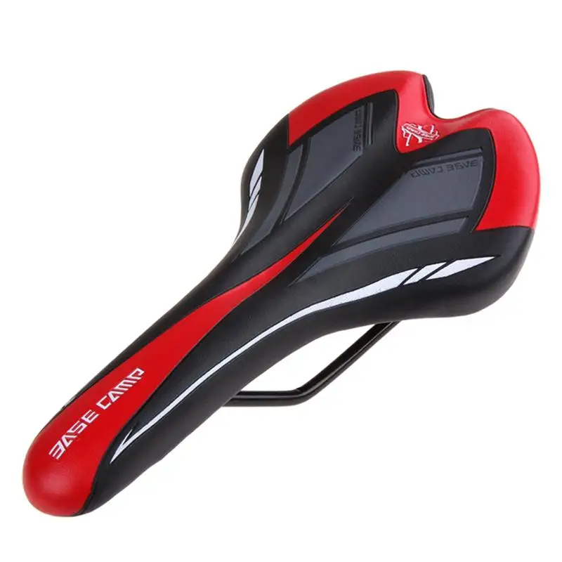 Hobbyлейн велосипедное седло для велосипеда, профессиональное дорожное MTB гелевое комфортное седло для велосипеда Велосипедное Сиденье черный+ красный