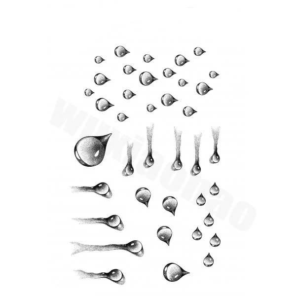 

Raindrops Transparent Clear Silicone Stamp/Seal for DIY scrapbooking/photo album Decorative clear stamp A161