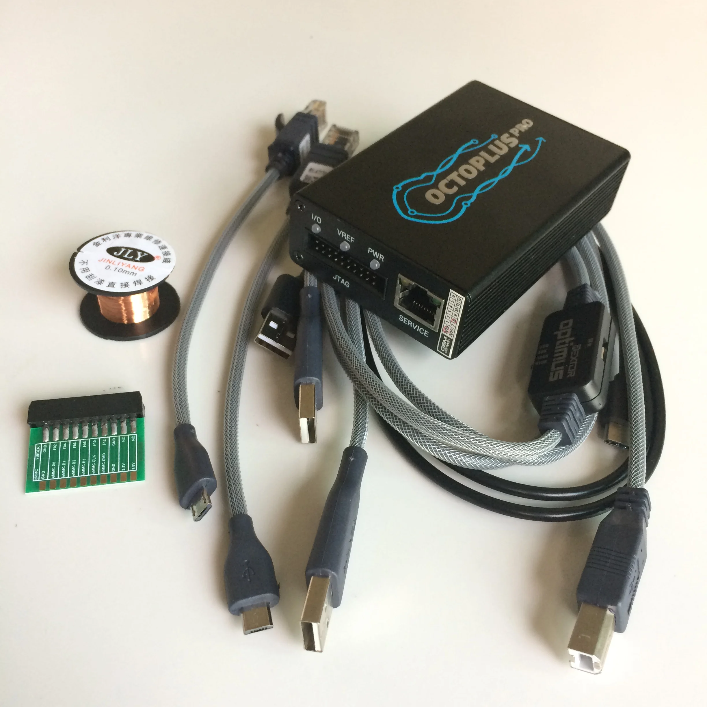 Набор кабелей/адаптеров Octoplus Pro Box + 7 в 1 (активирован для Samsung LG EMMC/JTAG FRP инструмента