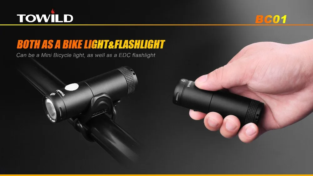 TOWILD BC01 CREE XP-G2 S3 LED 500 lumens USB Rechargeable LED Bike Bicycle light