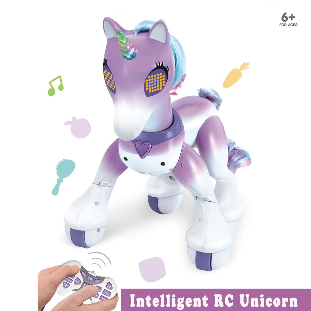 

Intelligent Remote Control Unicorn Smart RC Robot Unicornio Robotics Pony Electric Pet Kids Toys for Children Girls Boys Gift