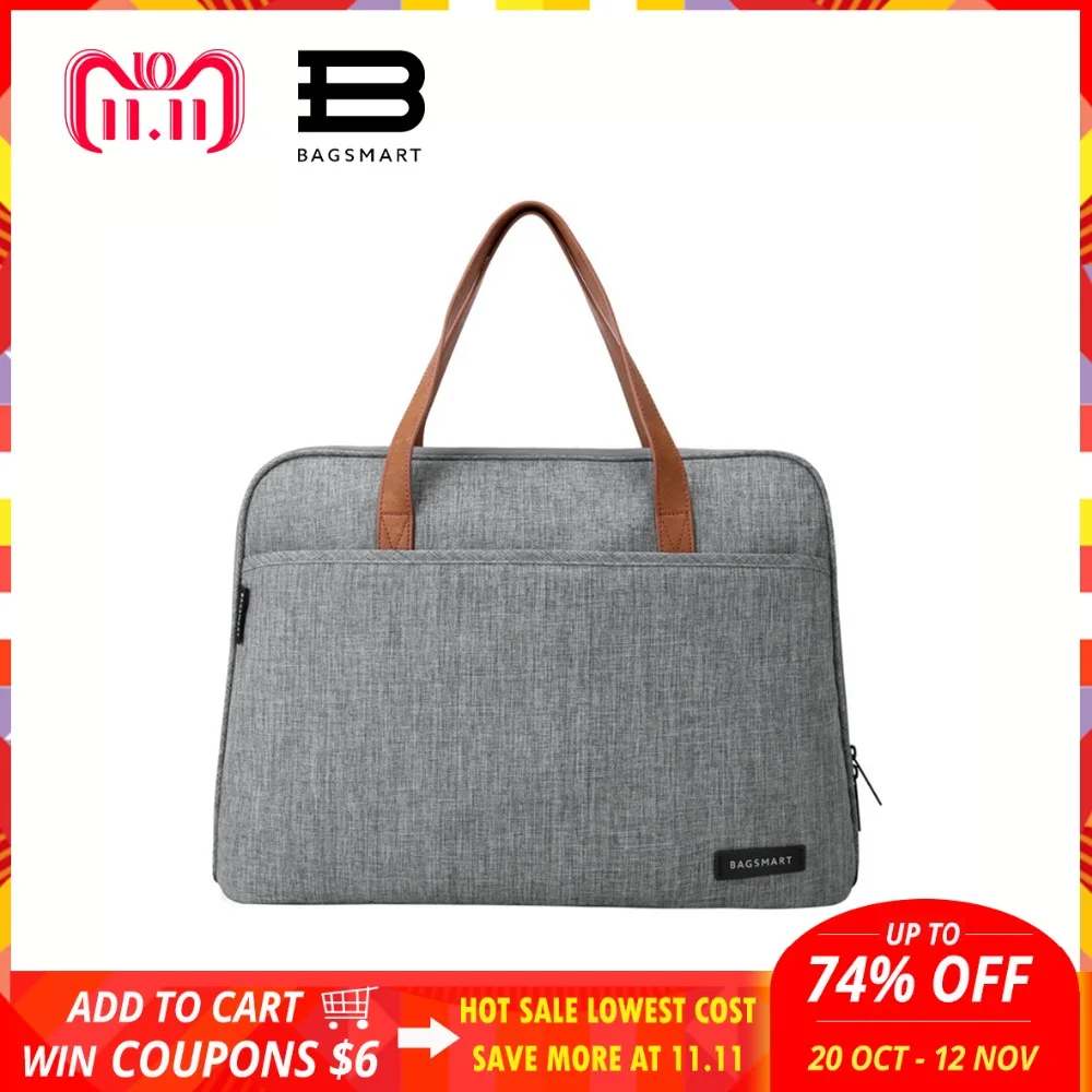 BAGSMART New Fashion Nylon Men 14 Inch Laptop Bag Famous Brand Shoulder Bag Messenger Bags Causal Handbag Laptop Briefcase Male BAGSMART New Fashion Nylon Men 14 Inch Laptop Bag Famous Brand Shoulder Bag Messenger Bags Causal Handbag Laptop Briefcase Male