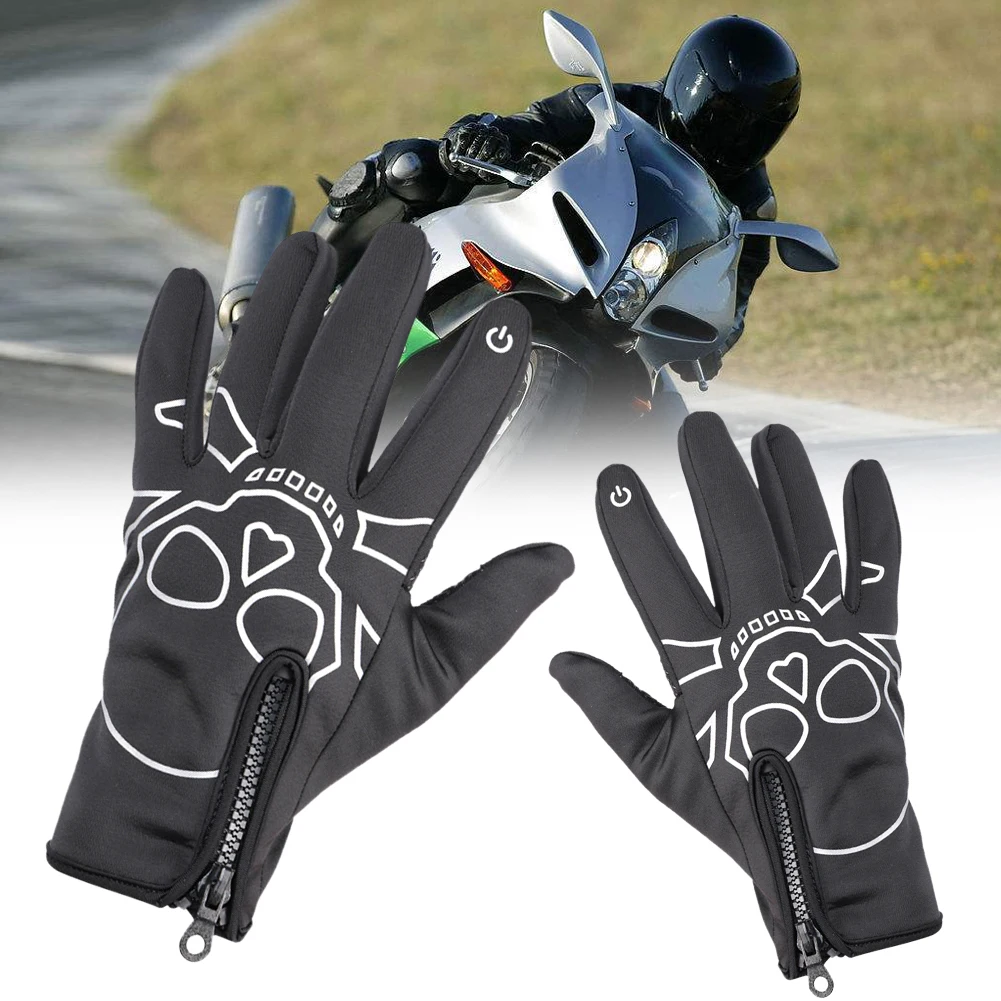 

Outdoor Motorcycle Gloves Super Fiber Reinforced Cloth Motor Biker anti-skid shockproof warm gloves Car Riding Moto Gloves Men