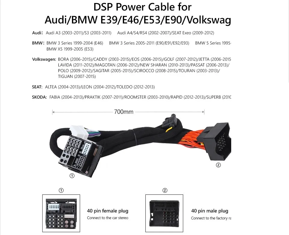 Car Dsp Amplifier Wiring Harness Special Tail Line Socket For Vw Passat Porsche Audi Bmw 5 Cables Adapters Sockets Aliexpress Car Dsp Amplifier Wiring Harness Special Tail Line Socket For Vw Passat Porsche Audi Bmw 5 Cables Adapters Sockets Aliexpress