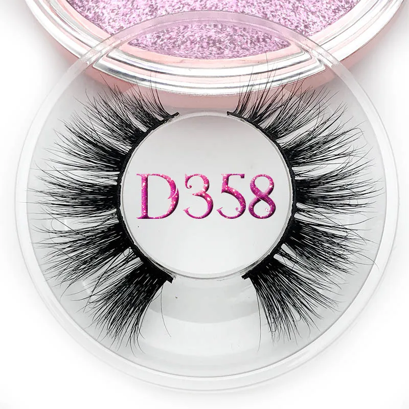D358 Mikiwi D390, норковые ресницы, 3D, норковые ресницы, толстые, ручная работа, полная полоска, ресницы, безжалостные, роскошный макияж, драматические ресницы - Цвет: D358